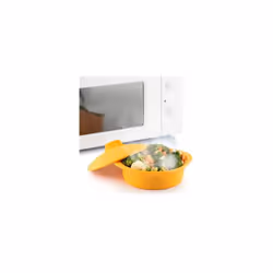 Vaporiera multifunzione in silicone con ricette Silicotte Innovagoods, ideale per cuocere a vapore tutti i tipi di alimenti i ...