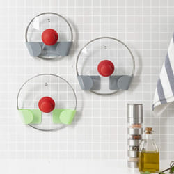 Innovagoods - Kitchen Organiser Smarack, portacoperchi de cucina confezione de 3 pezzi, griglia autoadesiva per coperchio de pentola, portacoperchi