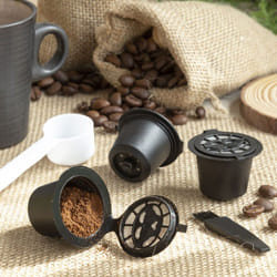 Innovagoods - Set di 3 capsule di caffè riutilizzabili recoff