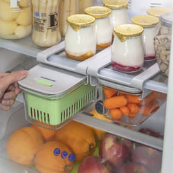 Innovagoods - Contenitore per la conservazione degli alimenti de Prefo, mantiene freschi gli alimenti, design multifunzionale e antiversamento,