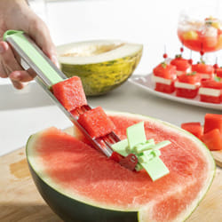 Innovagoods - Cutter de anguria, utensili da cucina de, affettafrutta professionale multifunzionale de, anguria e altri frutti, affettatrice de Lama