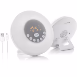 La sveglia con effetto alba Slockar InnovaGoods offre infinite possibilità in quanto dispone di altoparlante Bluetooth e dive ...