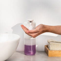 Innovagoods - Dispenser automatico per sapone de schiuma, Dispenser per sapone da bagno Sensor Touch Free, Dispenser per sapone da cucina 350 ml,