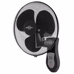 Orbegozo WF 0243, Ventilatore domestico con pale, Nero, Parete, 7,5 h, AC, 40 W