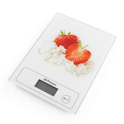 Orbegozo PC 1018 Verde, Rosso, Bianco Superficie piana Rettangolo Bilancia da cucina elettronica