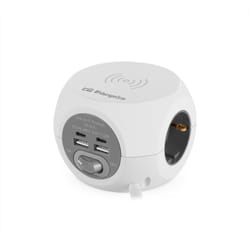 Orbegozo EN 4500 Caricabatterie per dispositivi mobili Universale Grigio, Bianco AC Carica wireless Ricarica rapida Interno