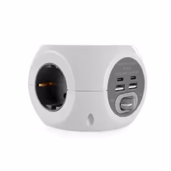 Orbegozo EN 4500 Caricabatterie per dispositivi mobili Universale Grigio, Bianco AC Carica wireless Ricarica rapida Interno