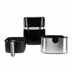 Orbegozo FDR 67 friggitrice Singolo 5,5 L Indipendente 1700 W Friggitrice ad aria calda Nero, Acciaio inox - Vista aggiuntiva 6
