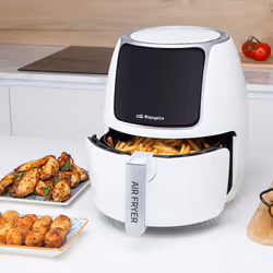 Orbegozo FDR 64 friggitrice Singolo 4 L 1500 W Nero, Acciaio inox, Bianco