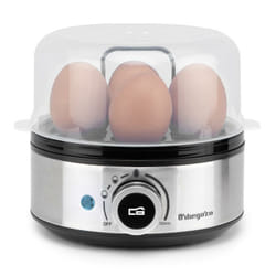 Orbegozo CU 5200 Pentolino per uova 7 uovo/uova 400 W Nero, Acciaio inox