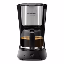 Orbegozo CG 4515, Macchina da caffè con filtro, Caffè macinato, 9900 W, Nero, Acciaio inox