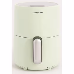 CREATE Air Fryer, Friggitrice ad aria calda, 1,5 L, 80 °C, 200 °C, Singolo, Verde chiaro
