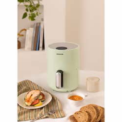 CREATE Air Fryer Singolo 1,5 L Indipendente 900 W Friggitrice ad aria calda Verde chiaro