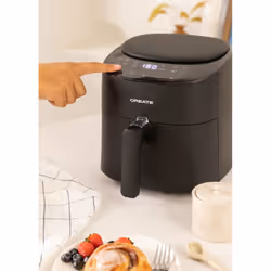 CREATE Fryer Air Pro Compact Singolo 3,5 L Indipendente 1300 W Friggitrice ad aria calda Nero - Vista aggiuntiva 5