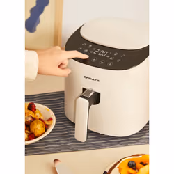 CREATE Pro Compact Singolo 3,5 L Indipendente 1300 W Friggitrice ad aria calda Bianco