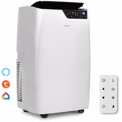 Con il condizionatore portatile Mc HAUS potrete godere di aria fresca e pulita grazie alla sua capacità di 3.026 frigorie (12 ...