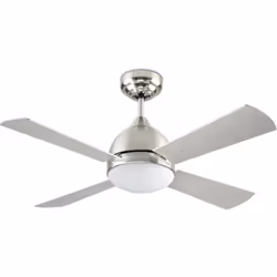 Forlight Borneo es un ventilador de techo con luz E27 silencioso, con motor DC y 3 velocidades. Se trata de un ventilador pro ...