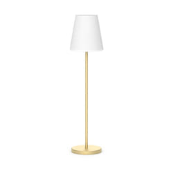 Lola Slim 180 cm di altezza. Lampada da terra senza fili per interni ed esterni con cavo di iuta. Luce led calda o fredda. Prodotto in Spagna