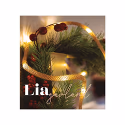 Decorazione in corda con led all'interno e attacco con presa
