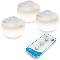 CHERRY MINI Pack 3 Lampade LED con batteria ricaricabile e telecomando. 350 lumen di luce calda