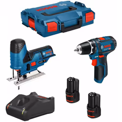 BOSCH Kit 12V B12GSTGSR2bat3a-40 Trapano Avvitatore BOSCH GSR 12V-15 Professional - Il suo design estremamente corto da 169 m ...