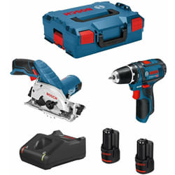 Bosch - Kit 12V B12GSRGKS2bat3a-40 (gsr 12V-15 + gks 12V-26 + 2 x 3,0 Ah + GAL12V-40 + L-Boxx 136)