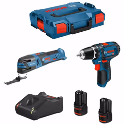 BOSCH Kit 12V B12GSRGOP2bat3a-40 Trapano Avvitatore BOSCH GSR 12V-15 Professional - Il suo design estremamente corto da 169 m ...