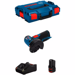 Smerigliatrice BOSCH GWS 12V-76 Professional - Pratico in ogni situazione : estremamente compatto ed ergonomico per una rapid ...