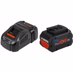 Power Set BOSCH (1 x 18V 8,0 Ah ProCORE + GAL1880CV) Batteria BOSCH GBA 18V 8,0 Ah ProCORE - 87% più potente rispetto a una b ...