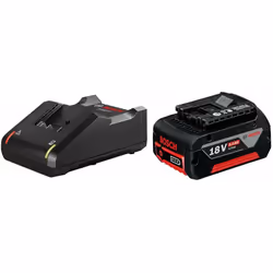 Power Set BOSCH (1 x 18V 5,0 Ah + GAL18V-40) Batteria BOSCH GBA 18V 5,0 Ah - Tecnologia COOLPACK con una durata fino al 100% ...