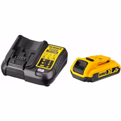 Power Set DeWALT (1 x 18V 2,0 Ah + DCB107) Batteria DeWALT DCB183 18V 2,0Ah - Tecnologia DeWALT XR Li-Ion : offre una maggior ...