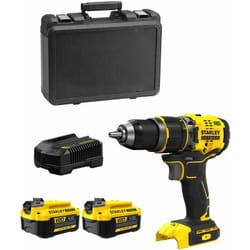 Stanley - Trapano a Percussione FatMax SFMCD721M2K (2 x 4,0 Ah + Caricabatteria + Valigetta)