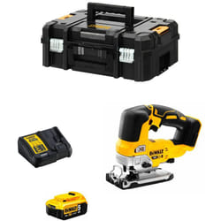 Seghetto Alternativo DeWALT DCS334P1T (1 x 5,0 Ah + DCB115 + TSTAK II)