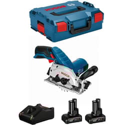 Sega Circolare BOSCH GKS 12V-26 (2 x 6,0 Ah + GAL12V-40 + L-Boxx 136)