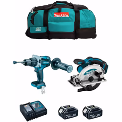 MAKITA Kit MK208 Trapano a Percussione MAKITA DHP481 - Motore brushless BL : più efficiente, riduce l'attrito e il surriscald ...