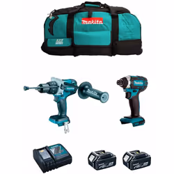 MAKITA Kit MK211 Trapano a Percussione MAKITA DHP481 - Motore brushless BL : più efficiente, riduce l'attrito e il surriscald ...