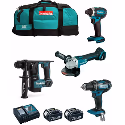 MAKITA Kit MK401 Trapano Avvitatore MAKITA DDF482 - Nuovo Trapano Avvitatore più compatto del modello precedente (DDF456) - M ...