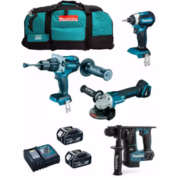 MAKITA Kit MK402 Trapano a Percussione MAKITA DHP481 - Motore brushless BL : più efficiente, riduce l'attrito e il surriscald ...
