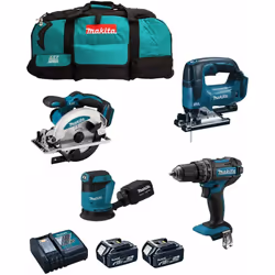 MAKITA Kit MK404 Trapano a Percussione MAKITA DHP482 - Nuovo Trapano a Percussione più compatto del modello precedente (BHP45 ...
