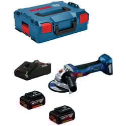 Bosch - Smerigliatrice Angolare gws 18V-7 (2 x 5,0 Ah + GAL18V-40 + L-Boxx 136)
