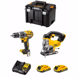 DeWALT Kit DWK200 Trapano a Percussione DeWALT DCD796 - Motore con tecnologia brushless per un'eccellente efficienza - Il des ...
