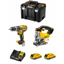 DeWALT Kit DWK200 (DCD796 + DCS331 + 2 x 2,0 Ah + DCB107 + TSTAK VI)