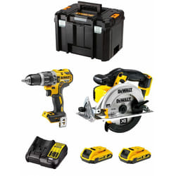 Dewalt - Kit DWK201 (DCD796 + DCS391 + 2 x 2,0 Ah + DCB107 + tstak vi)