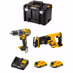 DeWALT Kit DWK205 Trapano a Percussione DeWALT DCD796 - Motore con tecnologia brushless per un'eccellente efficienza - Il des ...