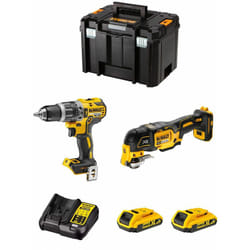 Dewalt - Kit DWK206 (DCD796 + DCS355 + 2 x 2,0 Ah + DCB107 + tstak vi)