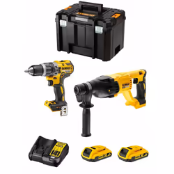 DeWALT Kit DWK209 Trapano a Percussione DeWALT DCD796 - Motore con tecnologia brushless per un'eccellente efficienza - Il des ...