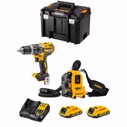 DeWALT Kit DWK212 Trapano a Percussione DeWALT DCD796 - Motore con tecnologia brushless per un'eccellente efficienza - Il des ...
