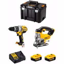 DeWALT Kit DWK213 Trapano a Percussione DeWALT DCD996 - Trapano a Percussione ad alta potenza grazie alla sua forte frequenza ...