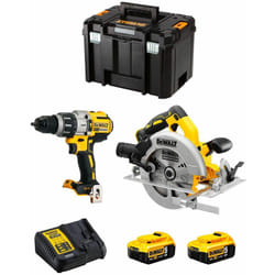 Dewalt - Kit DWK216 (DCD996 + DCS570 + 2 x 5,0 Ah + DCB115 + tstak vi)