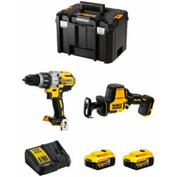 Dewalt - Kit DWK217 (DCD996 + DCS369 + 2 x 5,0 Ah + DCB115 + tstak vi)